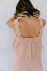 the tali top in golden straw